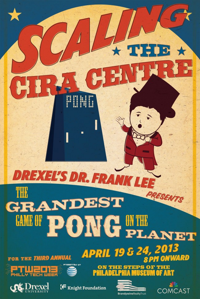 Philadelphia's Giant Pong Game
